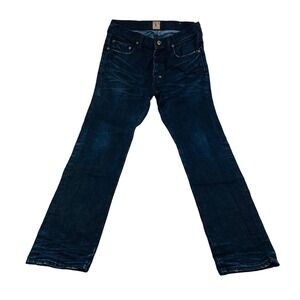 PRPS Dark Blue Rambler 5 Pocket Cotton Jeans Mens Size 32X32
